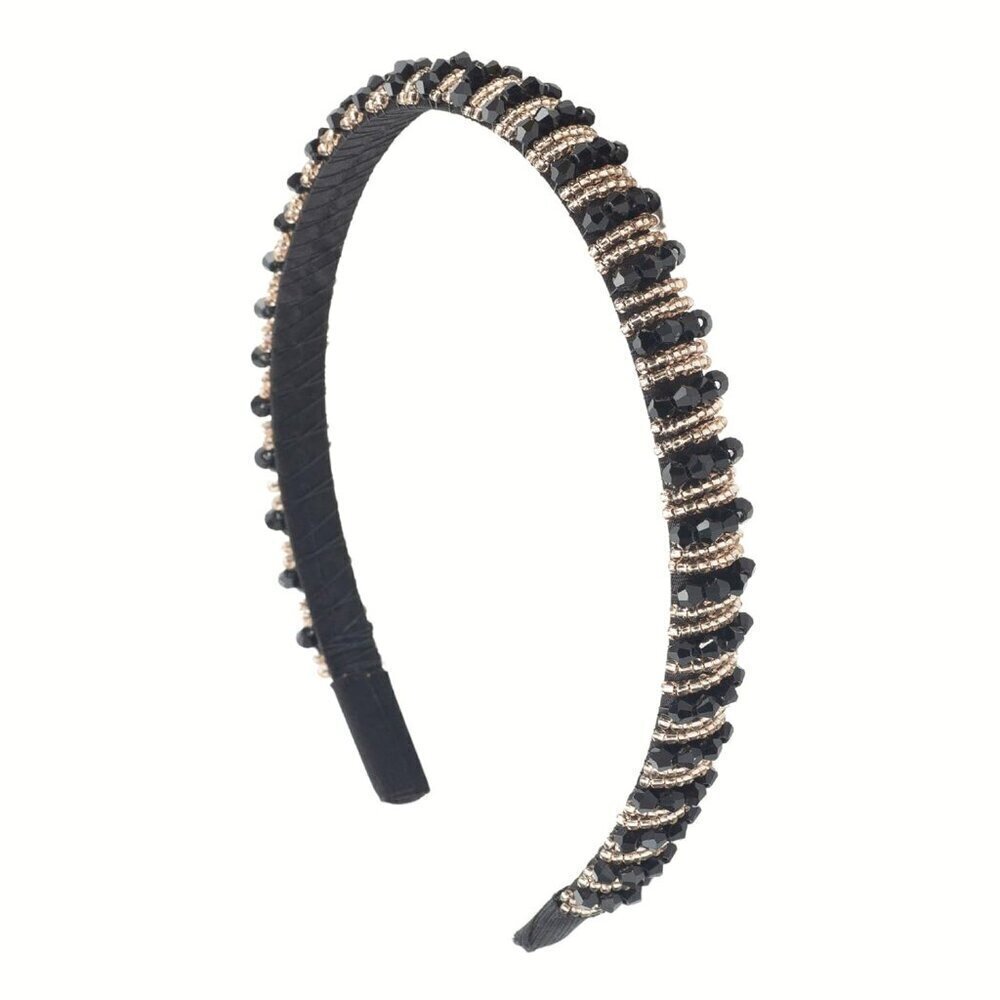 Grace Headband in Black & Gold! Glamorous Headbands for Ladies! Top Trending Hai